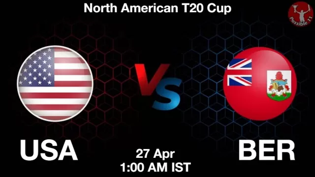USA vs BER ड्रीम11 भविष्यवाणी, फैंटेसी क्रिकेट टीम - 27 अप्रैल 2025