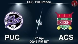 PUC vs ACS Matcch Previews