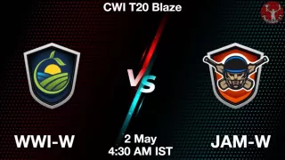 WWI-W vs JAM-W Matcch Previews
