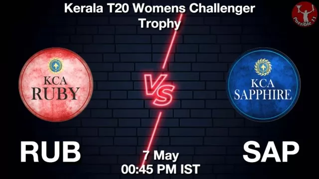 RUB vs SAP ड्रीम11 भविष्यवाणी, फैंटेसी क्रिकेट टीम - 07 मई 2025