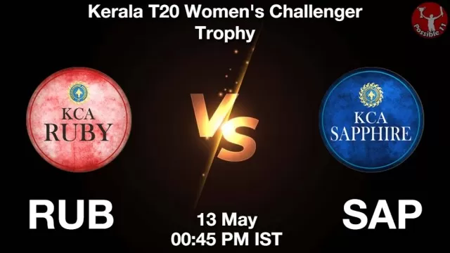 RUB vs SAP ड्रीम11 भविष्यवाणी, फैंटेसी क्रिकेट टीम - 13 मई 2025