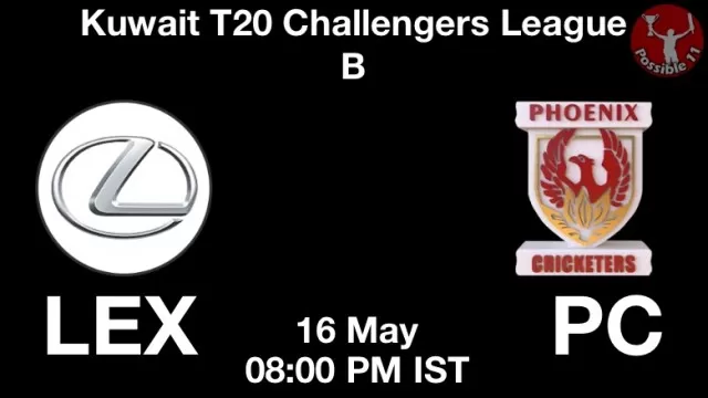 LEX vs PC ड्रीम11 भविष्यवाणी, फैंटेसी क्रिकेट टीम - 16 मई 2025