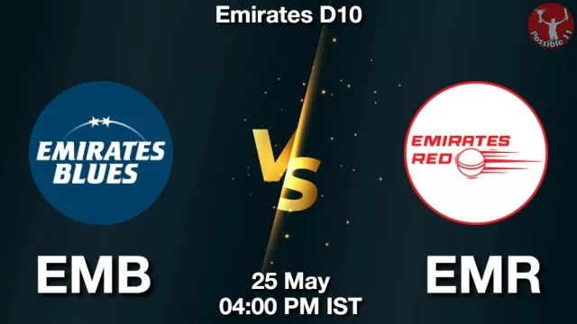 EMB vs EMR ड्रीम11 भविष्यवाणी, फैंटेसी क्रिकेट टीम - 25 मई 2025