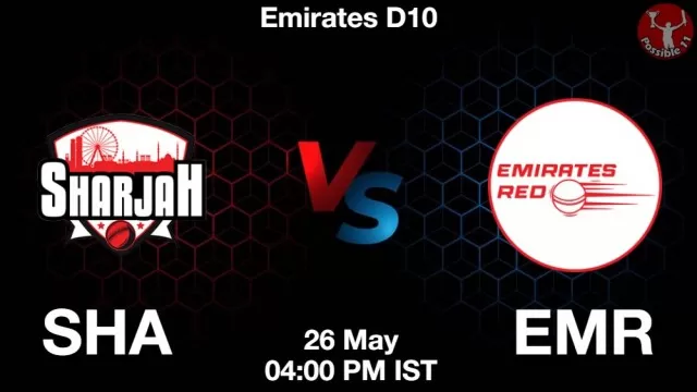 SHA vs EMR ड्रीम11 भविष्यवाणी, फैंटेसी क्रिकेट टीम - 26 मई 2025