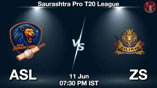 ASL vs ZS ड्रीम11 भविष्यवाणी, फैंटेसी क्रिकेट टीम - 11 जून 2025