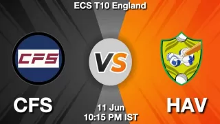 CFS vs HAV Matcch Previews
