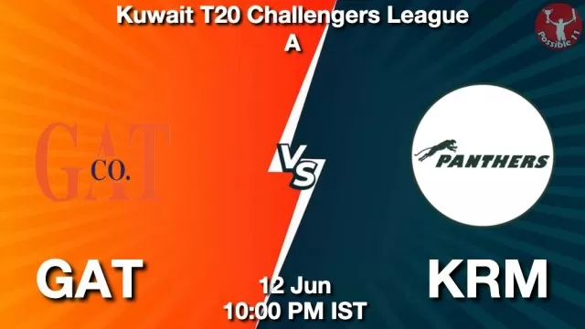 GAT vs KRM ड्रीम11 भविष्यवाणी, फैंटेसी क्रिकेट टीम - 12 जून 2025