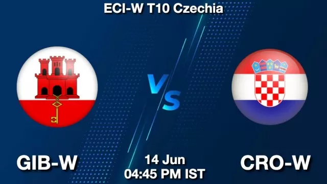GIB-W vs CRO-W ड्रीम11 भविष्यवाणी, फैंटेसी क्रिकेट टीम - 14 जून 2025