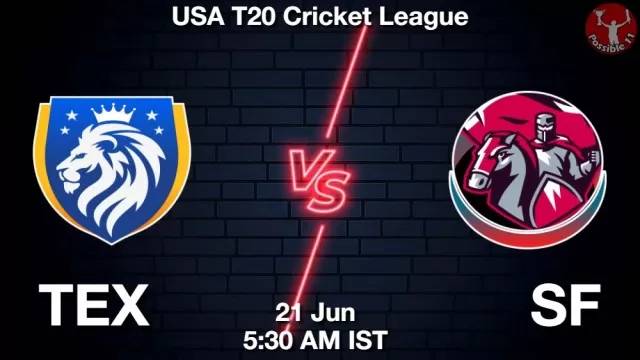 TEX vs SF ड्रीम11 भविष्यवाणी, फैंटेसी क्रिकेट टीम - 21 जून 2025