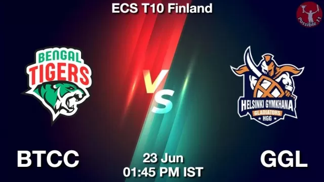 BTCC vs GGL ड्रीम11 भविष्यवाणी, फैंटेसी क्रिकेट टीम - 23 जून 2025