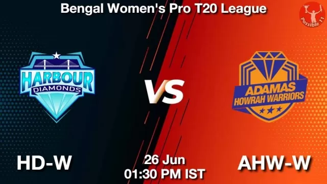 HD-W vs AHW-W ड्रीम11 भविष्यवाणी, फैंटेसी क्रिकेट टीम - 26 जून 2025