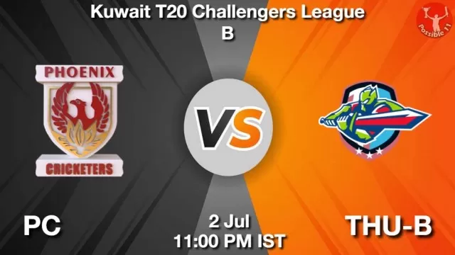 PC vs THU-B ड्रीम11 भविष्यवाणी, फैंटेसी क्रिकेट टीम - 02 जुलाई 2025