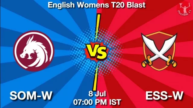 SOM-W vs ESS-W ड्रीम11 भविष्यवाणी, फैंटेसी क्रिकेट टीम - 08 जुलाई 2025