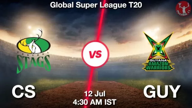 CS vs GUY ड्रीम11 भविष्यवाणी, फैंटेसी क्रिकेट टीम - 12 जुलाई 2025