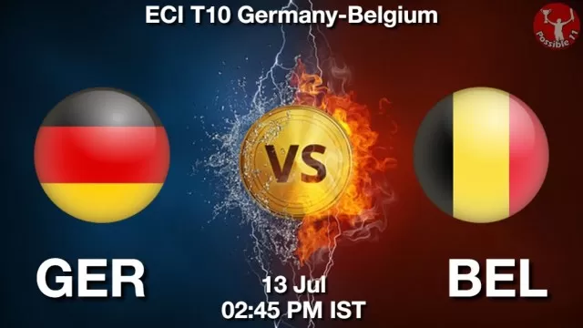 GER vs BEL ड्रीम11 भविष्यवाणी, फैंटेसी क्रिकेट टीम - 13 जुलाई 2025