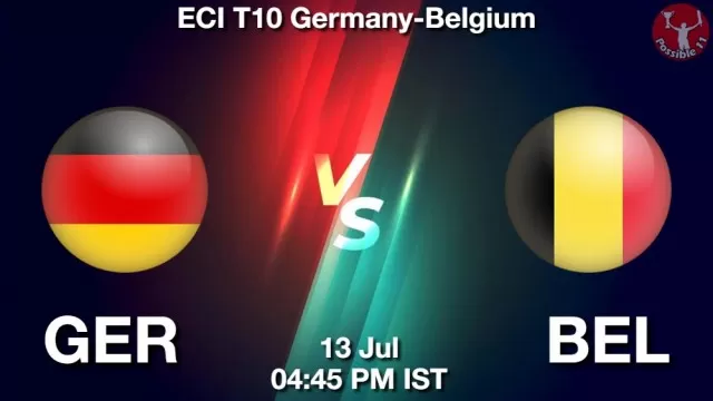 GER vs BEL ड्रीम11 भविष्यवाणी, फैंटेसी क्रिकेट टीम - 13 जुलाई 2025