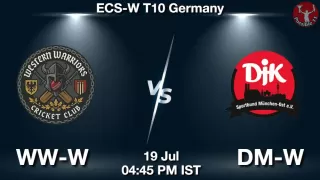 WW-W vs DM-W Matcch Previews