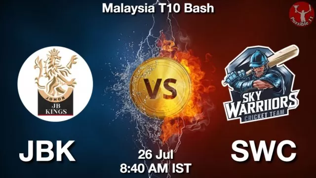 JBK vs SWC ड्रीम11 भविष्यवाणी, फैंटेसी क्रिकेट टीम - 26 जुलाई 2025