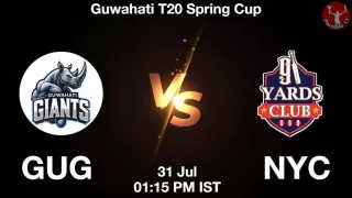 GUG vs NYC Matcch Previews