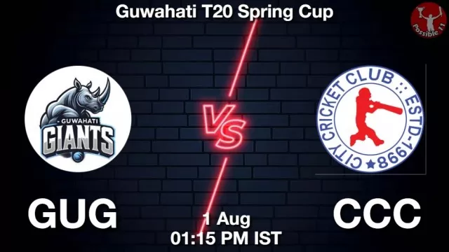 GUG vs CCC ड्रीम11 भविष्यवाणी, फैंटेसी क्रिकेट टीम - 01 अगस्त 2025