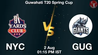 NYC vs GUG Matcch Previews