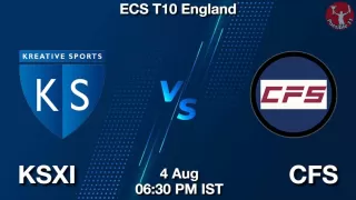 KSXI vs CFS Matcch Previews