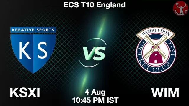 KSXI vs WIM ड्रीम11 भविष्यवाणी, फैंटेसी क्रिकेट टीम - 04 अगस्त 2025