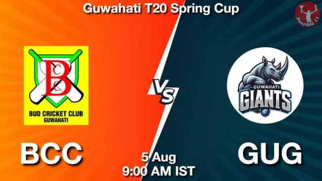 BCC vs GUG ड्रीम11 भविष्यवाणी, फैंटेसी क्रिकेट टीम - 05 अगस्त 2025
