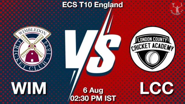 WIM vs LCC ड्रीम11 भविष्यवाणी, फैंटेसी क्रिकेट टीम - 06 अगस्त 2025