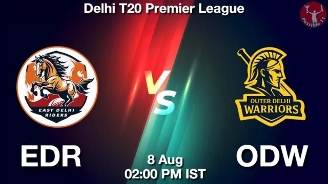 EDR vs ODW ड्रीम11 भविष्यवाणी, फैंटेसी क्रिकेट टीम - 08 अगस्त 2025