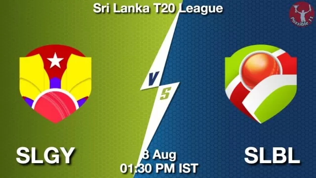 SLGY vs SLBL ड्रीम11 भविष्यवाणी, फैंटेसी क्रिकेट टीम - 08 अगस्त 2025
