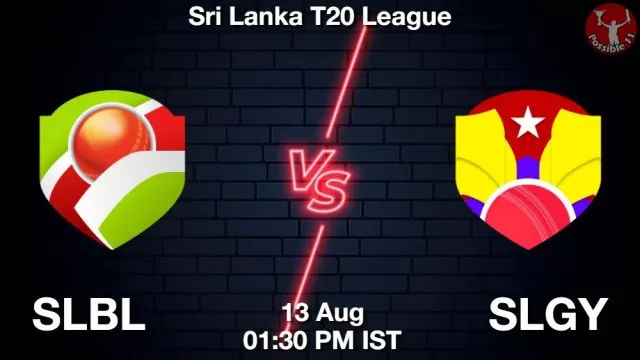 SLBL vs SLGY ड्रीम11 भविष्यवाणी, फैंटेसी क्रिकेट टीम - 13 अगस्त 2025
