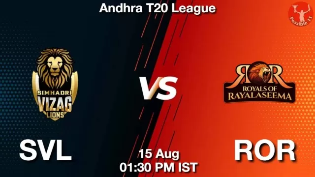 SVL vs ROR ड्रीम11 भविष्यवाणी, फैंटेसी क्रिकेट टीम - 15 अगस्त 2025