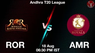 ROR vs AMR Matcch Previews