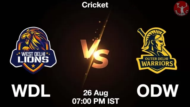 WDL vs ODW ड्रीम11 भविष्यवाणी, फैंटेसी क्रिकेट टीम - 26 अगस्त 2025