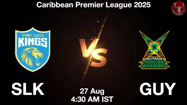 SLK vs GUY ड्रीम11 भविष्यवाणी, फैंटेसी क्रिकेट टीम - 27 अगस्त 2025