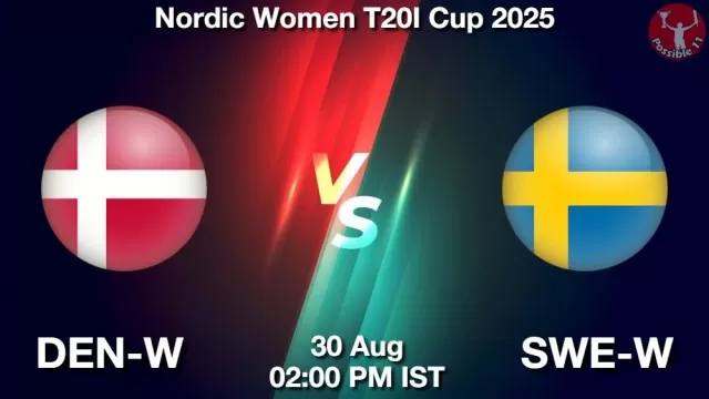 DEN-W vs SWE-W ड्रीम11 भविष्यवाणी, फैंटेसी क्रिकेट टीम - 30 अगस्त 2025