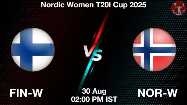 FIN-W vs NOR-W ड्रीम11 भविष्यवाणी, फैंटेसी क्रिकेट टीम - 30 अगस्त 2025