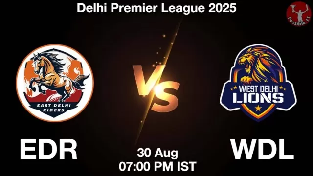 EDR vs WDL ड्रीम11 भविष्यवाणी, फैंटेसी क्रिकेट टीम - 30 अगस्त 2025