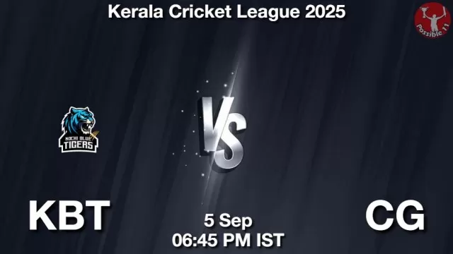 KBT vs CG ड्रीम11 भविष्यवाणी, फैंटेसी क्रिकेट टीम - 05 सितम्बर 2025