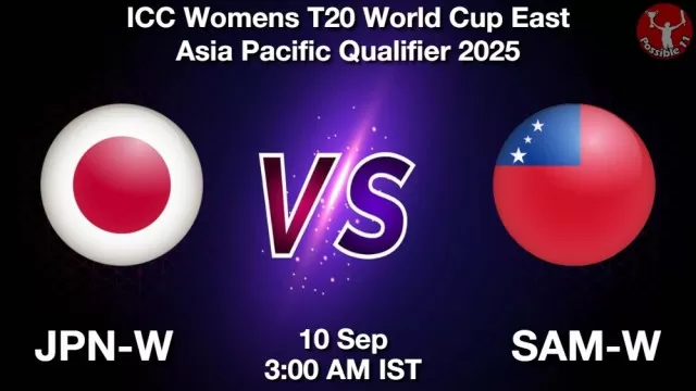 JPN-W vs SAM-W ड्रीम11 भविष्यवाणी, फैंटेसी क्रिकेट टीम - 10 सितम्बर 2025