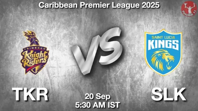 TKR vs SLK ड्रीम11 भविष्यवाणी, फैंटेसी क्रिकेट टीम - 20 सितम्बर 2025