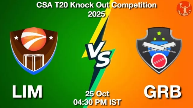 LIM vs GRB ड्रीम11 भविष्यवाणी, फैंटेसी क्रिकेट टीम - 25 अक्टूबर 2025