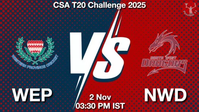 WEP vs NWD ड्रीम11 भविष्यवाणी, फैंटेसी क्रिकेट टीम - 02 नवंबर 2025