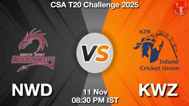 NWD vs KWZ ड्रीम11 भविष्यवाणी, फैंटेसी क्रिकेट टीम - 11 नवंबर 2025