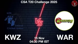 KWZ vs WAR Matcch Previews