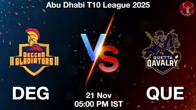 DEG vs QUE ड्रीम11 भविष्यवाणी, फैंटेसी क्रिकेट टीम - 21 नवंबर 2025