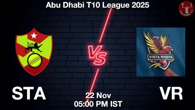 STA vs VR ड्रीम11 भविष्यवाणी, फैंटेसी क्रिकेट टीम - 22 नवंबर 2025