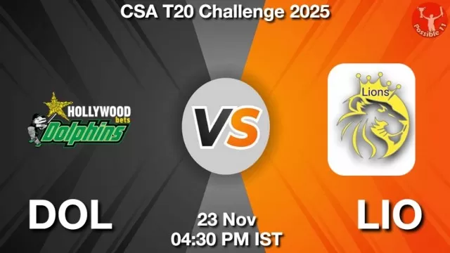 DOL vs LIO ड्रीम11 भविष्यवाणी, फैंटेसी क्रिकेट टीम - 23 नवंबर 2025