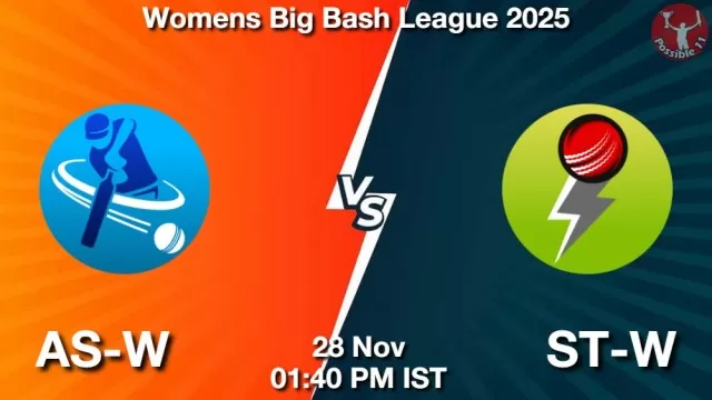 AS-W vs ST-W ड्रीम11 भविष्यवाणी, फैंटेसी क्रिकेट टीम - 28 नवंबर 2025